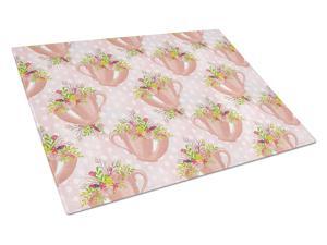 Carolines Treasures MW1228LCB Not Your Plano Crawfish Glass Cutting Board Large Multicolor Large