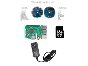 AdMobilize MATRIX Creator Raspberry Pi 3 Basic Kit AdMobilize MATRIX Creator Raspberry Pi 3 Basic Kit