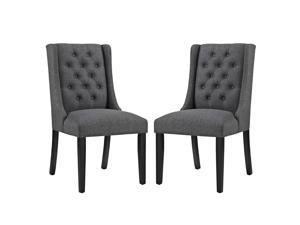 Ergode Baronet Dining Chair Fabric Set of 2 - Gray