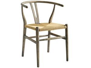 Ergode Amish Dining Wood Side Chair - Weathered Gray