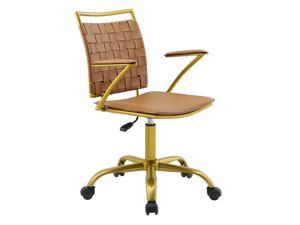 Ergode Fuse Faux Leather Office Chair - Tan