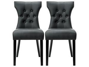 Ergode Silhouette Dining Chairs Set of 2 - Black