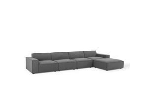 Ergode Restore 5-Piece Sectional Sofa - Charcoal