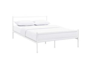 Ergode Alina Full Platform Bed Frame - White