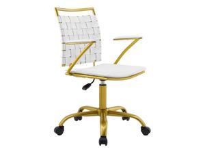 Ergode Fuse Faux Leather Office Chair - White