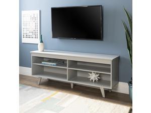 58' Wood Simple Contemporary Console - Grey