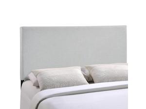 Region Full Upholstered Fabric Headboard - Sky Gray