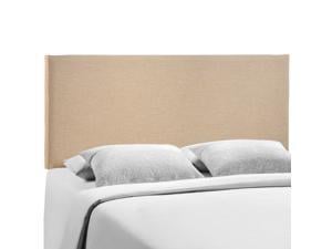 Region Queen Upholstered Fabric Headboard - Cafe
