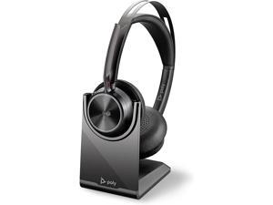Poly - Voyager Focus 2 UC USB-A Headset with Stand (Plantronics) - Bluetooth Stereo Headset ...