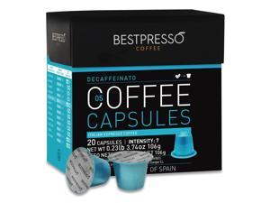Nespresso Decaffeinato Italian Espresso Pods Intensity: 7 20/Box BST10423