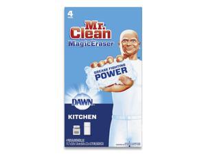 Mr. Clean Magic Eraser Kitchen Scrubber 4.6' x 2.3' White 4 Scrubbers 51107