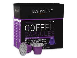 Nespresso Intenso Italian Espresso Pods Intensity: 12 20/Box BST10413
