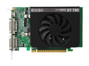 EVGA GeForce GT 730 2GB DirectX 12 (feature level 11_0) 02G-P3-2738-KR 128-Bit DDR3 PCI Express 2.0  Video Graphics Card
