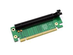 PCI-Express 16x Right slot 90degree Right-angle Reverse Right-facing Riser Card