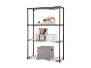 TRINITY 4-Tier |36x14x54| Wire Shelving | NSF | w/ Liners | Bronze