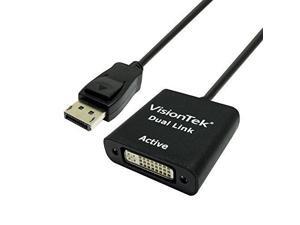 VisionTek DisplayPort to Dual Link DVI-D Active Adapter (M/F) - 900639