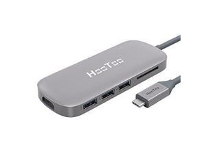 USB C Hub, HooToo USB C Adapter 3.1 with Type C Charging Port, HDMI Output, Card Reader, 3 USB 3.0 Ports for MacBook Pro 2015/2016, Google Chromebook 2016/2017 and more USB C Devices – Space Gray USB C Hub, HooToo USB C Adapter 3.1 with Type C Charging Port, HDMI Output, Card Reader, 3 USB 3.0 Ports for MacBook Pro 2015/2016, Google Chromebook 2016/2017 and more USB C Devices – Space Gray