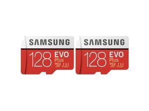 2 Pack Samsung 128GB EVO Plus Class 10 Micro SDXC with Adapter (MB-MC128GA) 