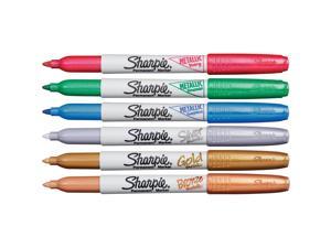 Sharpie Permanent Paint Marker Medium Bullet Tip Red Dozen