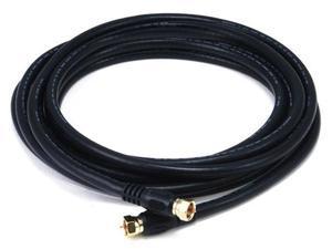 Monoprice 12 ft. RG-6 Coaxial Cable, Black; For Use With Video Equipment 3032