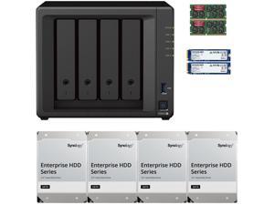 Synology DS923+ Dual-Core 4-Bay NAS, 32GB RAM, 32TB (4 x 8TB) of Synology Enterprise Drives and 1.6TB (2 x 800GB) Synology Cache Fully Assembled.