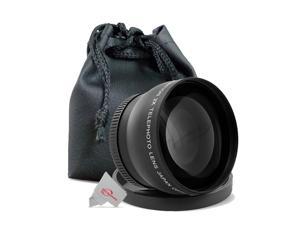 Vivitar 43mm HD Multi-Coated 2.2X Professional Telephoto Lens For Canon EF-M 32mm f/1.4 STM, 22mm f/2 STM Lenses