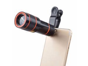 EC2WORLD Universal 12X Zoom Phone Clip-on Telescope HD Camera Lens for Smartphones EC2WORLD Universal 12X Zoom Phone Clip-on Telescope HD Camera Lens for Smartphones