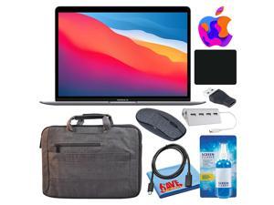 Apple MacBook Air 13' Laptop (2020, M1 Chip, 256GB, Space Gray) with Gray Bag