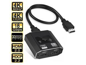 4k@60hz Hdmi Audio Extractor With 1.2m Hdmi Cable Avedio Links, Optical  Toslink Spdif + 3.5mm Aux Stereo Audio Out, Hdmi Audio Converter Adapter  Split