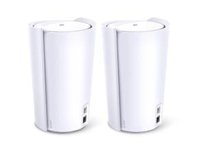 TP-Link Deco AXE5400 Tri-Band WiFi 6E Mesh System(Deco XE75) - Covers up to  5500 Sq.Ft, Replaces WiFi Router and Extender, AI-Driven Mesh, New 6GHz