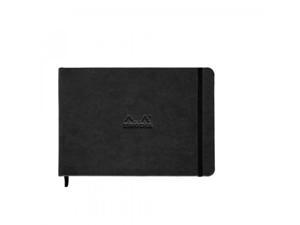 Black 96 sheets #118609 Rhodia Boutique Webnotebook Bound 5 ½ x 8 ¼ Lined
