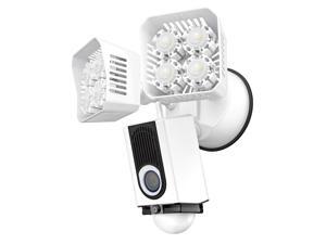 SANSI Stellar Floodlight Camera, Motion-Activated HD Security Cam, Two-Way Audio Talk and Siren Alarm, WiFi, Outdoor Smart Home Security Light, Motion Sensor LED Flood Light