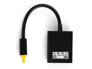 1Pcs 18 cm Digital Optical Fiber Audio Cable 1 Male to 2 Female Splitter Adapter Black for connecting CD DVD Player L3FE
