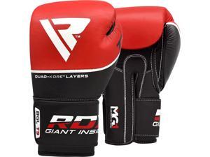 Flare Boxing Gloves Muay Thai Kick Punch Bag MMA Training Mitts Fight Leather