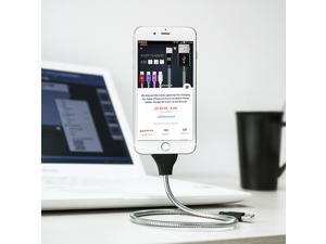 iPhone Cable, Break Lazy Hand Stand Holder Metal USB Charger Cable For iPhone 7 7 Plus iPhone 6 6s plus 5s - Random Color iPhone Cable, Break Lazy Hand Stand Holder Metal USB Charger Cable For iPhone 7 7 Plus iPhone 6 6s plus 5s - Random Color