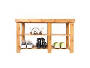 100 Natural Bamboo Shoe Bench Hallway Bench Shoe Storage Shelf Rack Organizer 100 Natural Bamboo Shoe Bench Hallway Bench Shoe Storage Shelf Rack Organizer