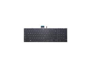US Layout Black Color New Laptop Keyboard with Backlit Frame Replacement for Toshiba Satellite L55-A5168 L55-A5184 L55-A5226 L55-A5234 L55-A5278 L55-A5284