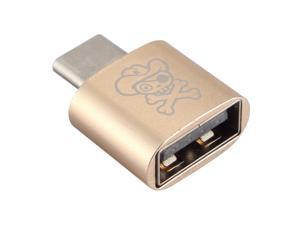 ENKAY Hat-Prince HC-7 Mini Aluminum Alloy USB 2.0 Female to USB-C / Type-C 3.1 Male Port Connector OTG Adapter, For Samsung Galaxy S8 & S8 + / LG G6 / Huawei P10 & P10 Plus / Xiaomi Mi6 & Max 2 and o