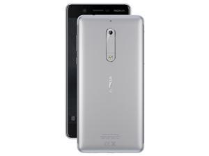 Nokia 5 16GB (No CDMA, GSM only) Factory Unlocked 4G/LTE Smartphone - Silver