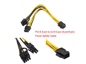 Power Splitter Cables Y Splitter Cable - Newegg.com