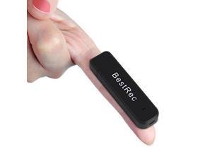 BestRec Voice Recorder, 8GB 512Kbps USB Digital Voice Recorder, Small Audio Sound Record Device, Lectures, Meetings, Interview, Speech Dictaphone. One Button Recording and Save Perfect (Black) BestRec Voice Recorder, 8GB 512Kbps USB Digital Voice Recorder, Small Audio Sound Record Device, Lectures, Meetings, Interview, Speech Dictaphone. One Button Recording and Save Perfect (Black)