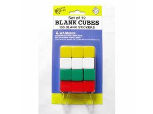 KOPLOW GAMES BLANK DICE WITH STICKERS SET OF 12