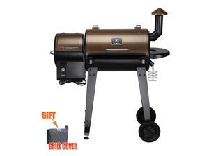 Zgrills ZPG-450A Elite 900 8 in 1 Grill & Smoker with Digital Temperature Controls - Bronze & Black 