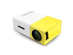 Mini Projector Portable LED Projector, Smartphone Pocket Projector with AV USB SD HDMI for Video/Movie/Game/Home Theater Video Projector (Yellow) Mini Projector Portable LED Projector, Smartphone Pocket Projector with AV USB SD HDMI for Video/Movie/Game/Home Theater Video Projector (Yellow)
