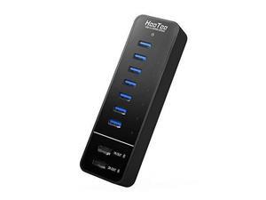 HooToo 9-Port 60 Watts USB 3.0 Hub with 2 Smart Charging Ports and 7 Data Transfer Ports for iPhone, iPhone 6s, iPhone 6s Plus, iPad, PC and More HooToo 9-Port 60 Watts USB 3.0 Hub with 2 Smart Charging Ports and 7 Data Transfer Ports for iPhone, iPhone 6s, iPhone 6s Plus, iPad, PC and More