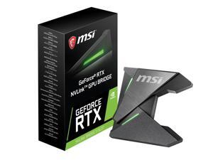 MSI 2-Way GeForce RTX NVLink GPU Bridge, with RGB Lighting Effects MSI 2-Way GeForce RTX NVLink GPU Bridge, with RGB Lighting Effects