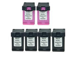 4PK Black 2PK Color Ink Cartridge For HP