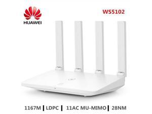 HUAWEI WS5102 WiFi Router 2.4GHz + 5GHz Dual Band Smart Home Wireless Router 100M LDPC 11AC MU-MIMO Support IPv6 WiFi Amplifier HUAWEI WS5102 WiFi Router 2.4GHz + 5GHz Dual Band Smart Home Wireless Router 100M LDPC 11AC MU-MIMO Support IPv6 WiFi Amplifier
