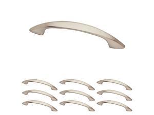 franklin brass brushed nickel simple arched pull, cabinet handles and drawer pulls for kitchen cabinets and dresser drawers, 3