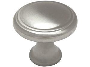 10 pack - cosmas 5982sn satin nickel cabinet hardware round knob - 1-1/8' diameter